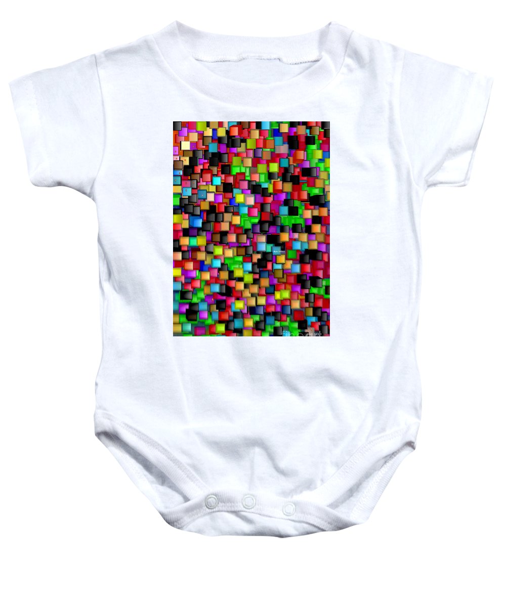 Rainbow Checkers 2 - Baby Onesie