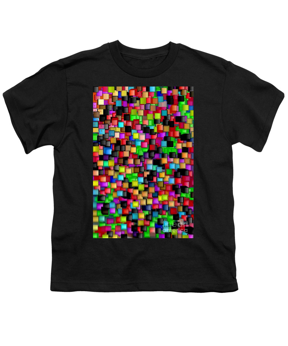 Rainbow Checkers 2 - Youth T-Shirt