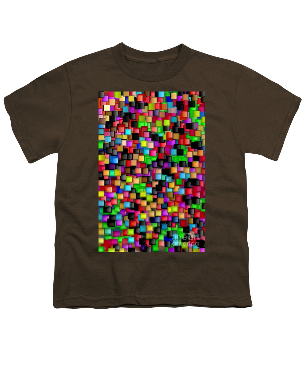 Rainbow Checkers 2 - Youth T-Shirt