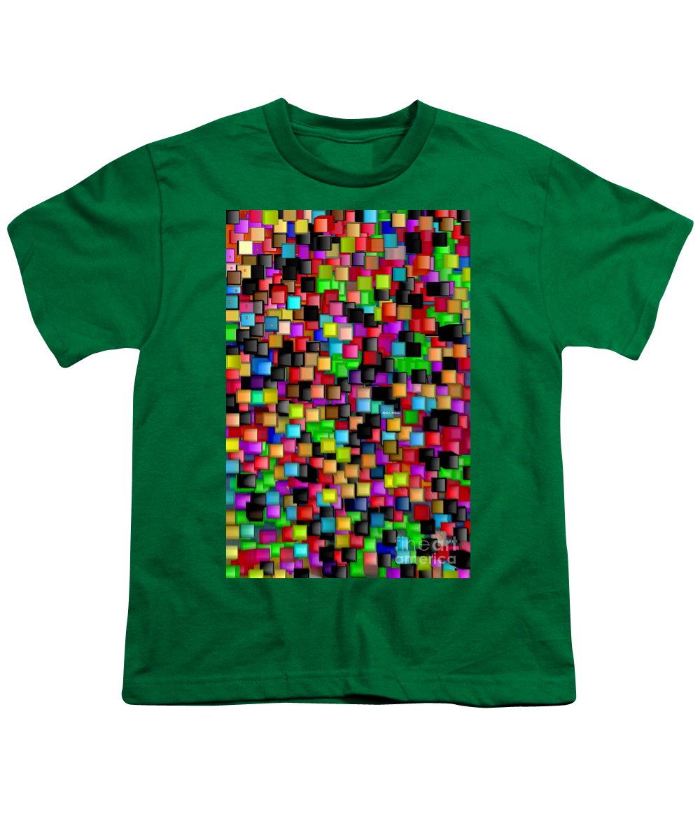 Rainbow Checkers 2 - Youth T-Shirt