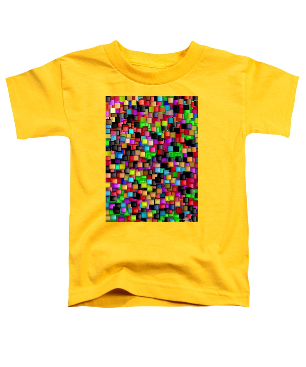 Rainbow Checkers 2 - Toddler T-Shirt