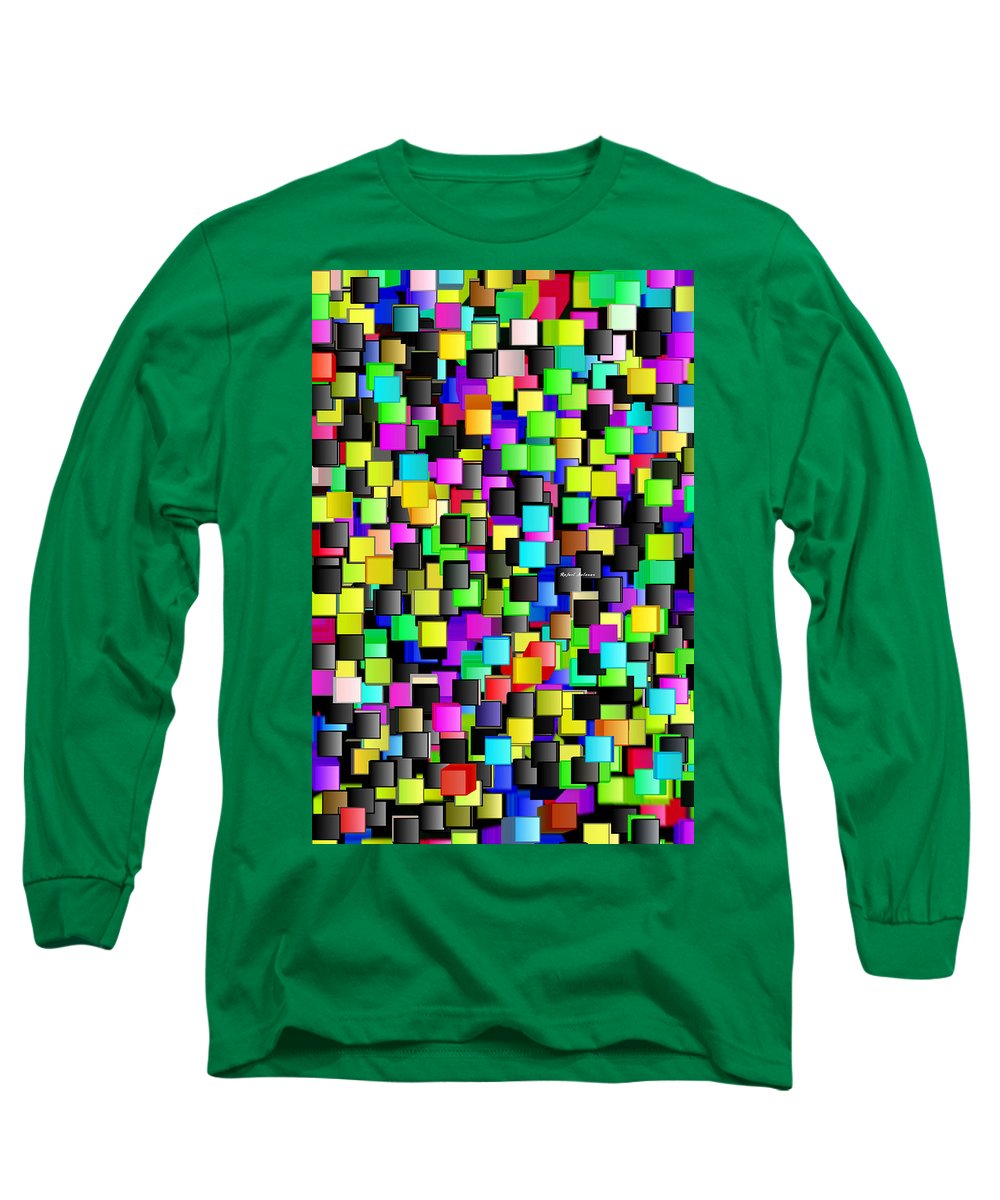 T-shirt à manches longues Rainbow Checkers