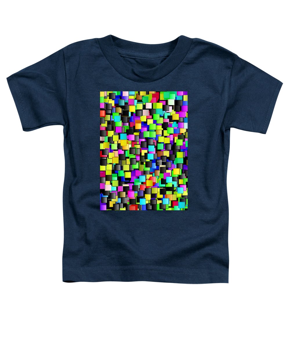 Rainbow Checkers - Toddler T-Shirt