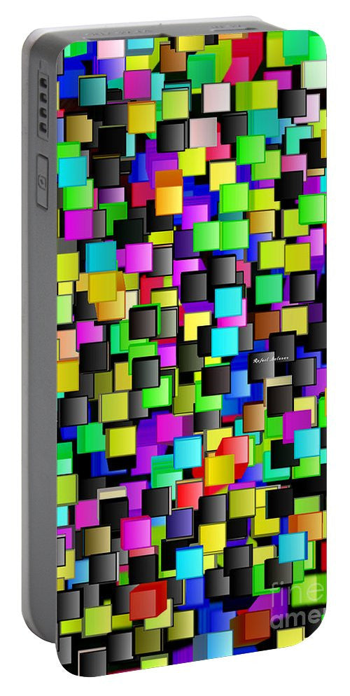 Rainbow Checkers - Portable Battery Charger