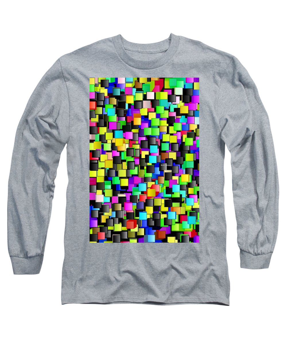 T-shirt à manches longues Rainbow Checkers