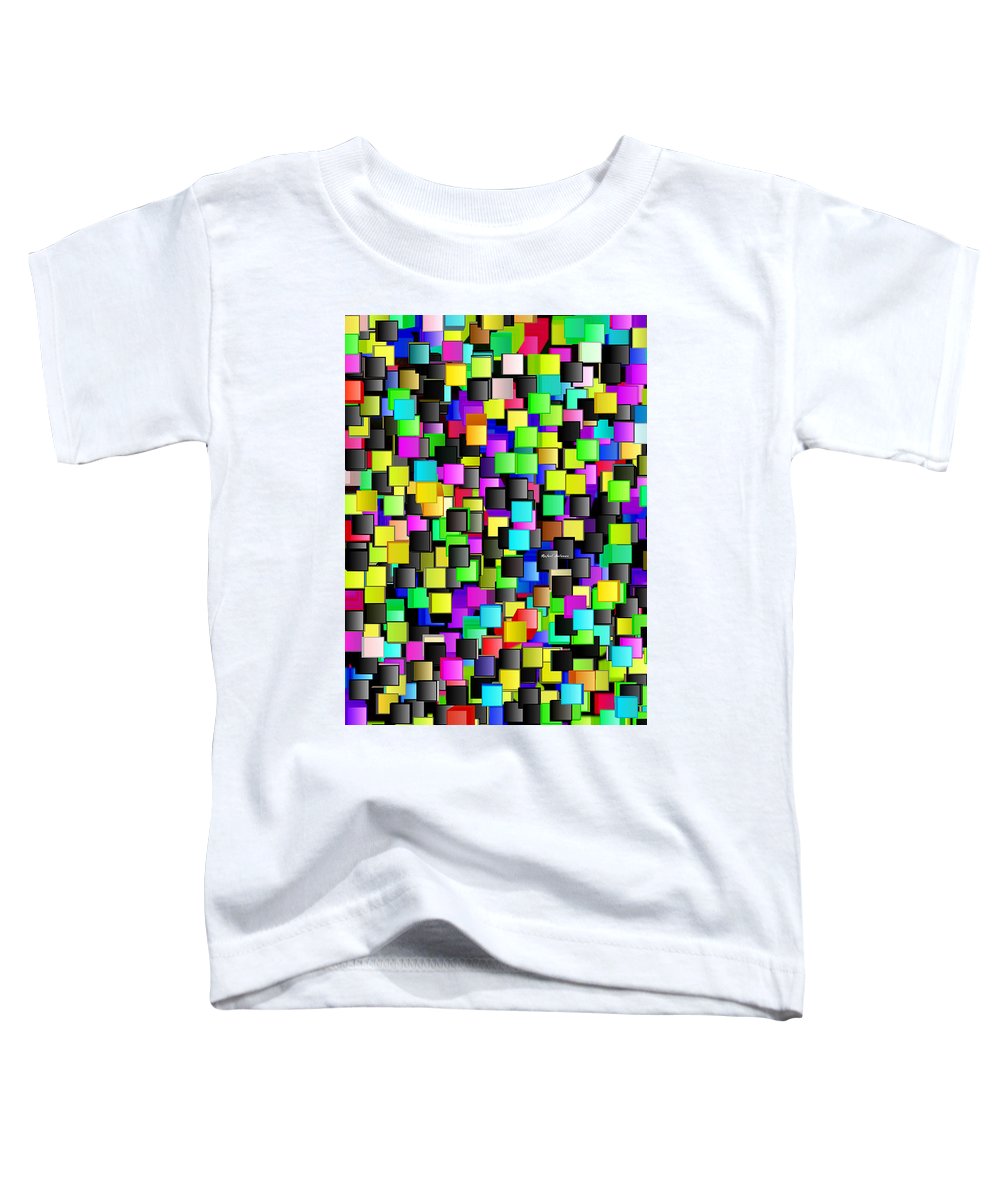 Rainbow Checkers - Toddler T-Shirt