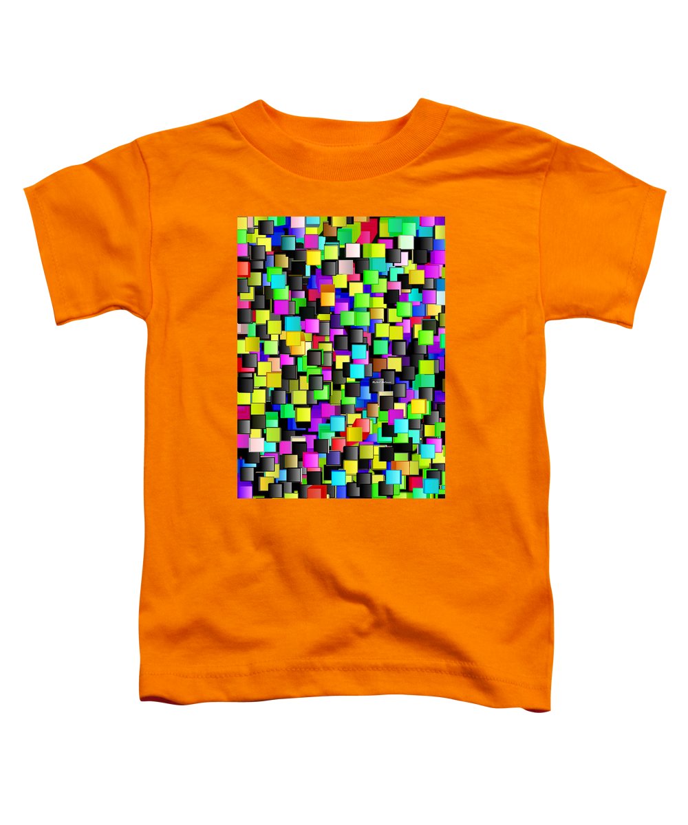 Rainbow Checkers - Toddler T-Shirt