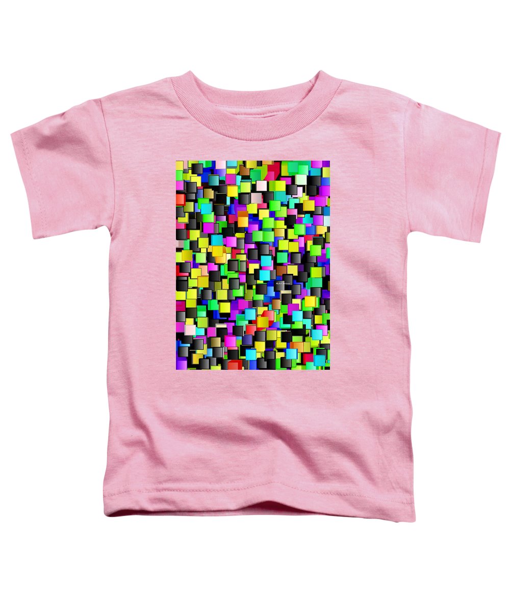 Rainbow Checkers - Toddler T-Shirt