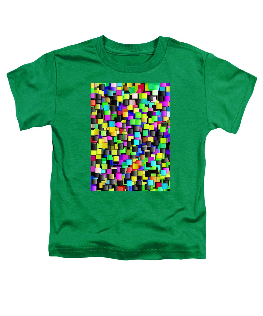 Rainbow Checkers - Toddler T-Shirt