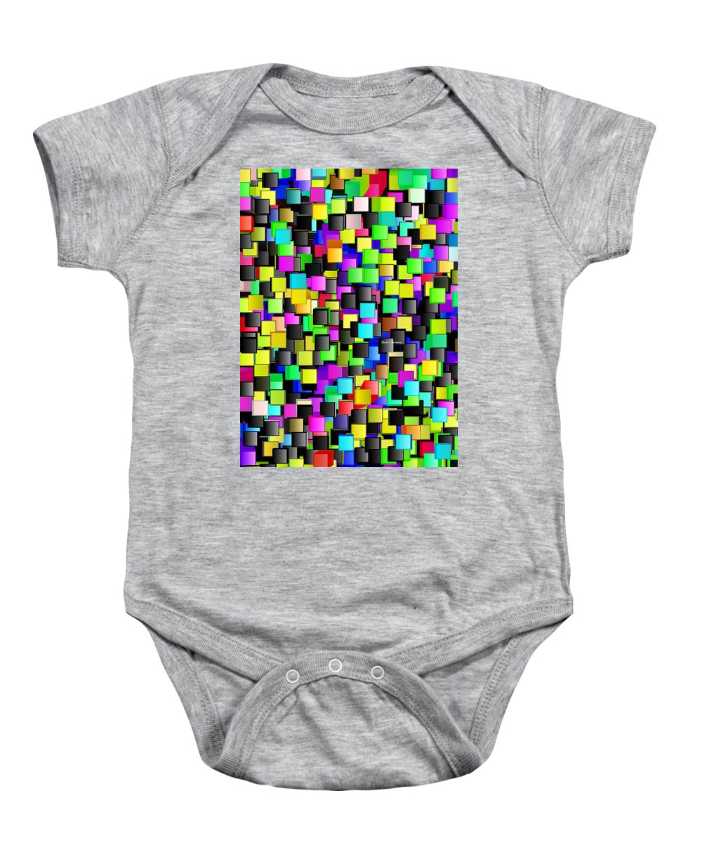 Rainbow Checkers - Baby Onesie