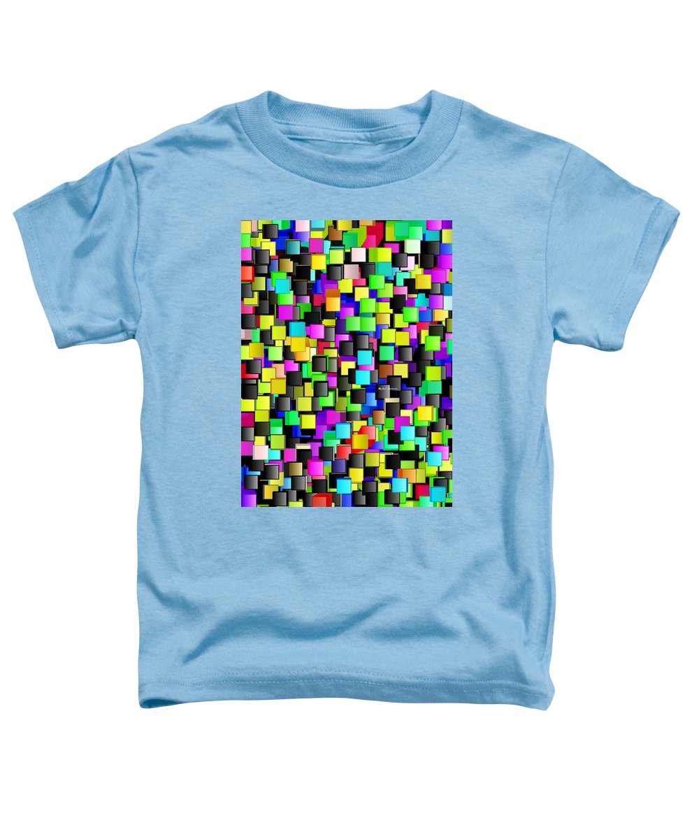 Rainbow Checkers - Toddler T-Shirt