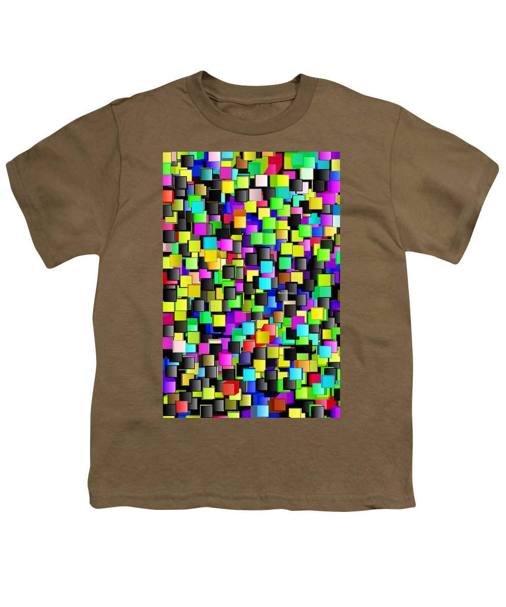 Rainbow Checkers - Youth T-Shirt