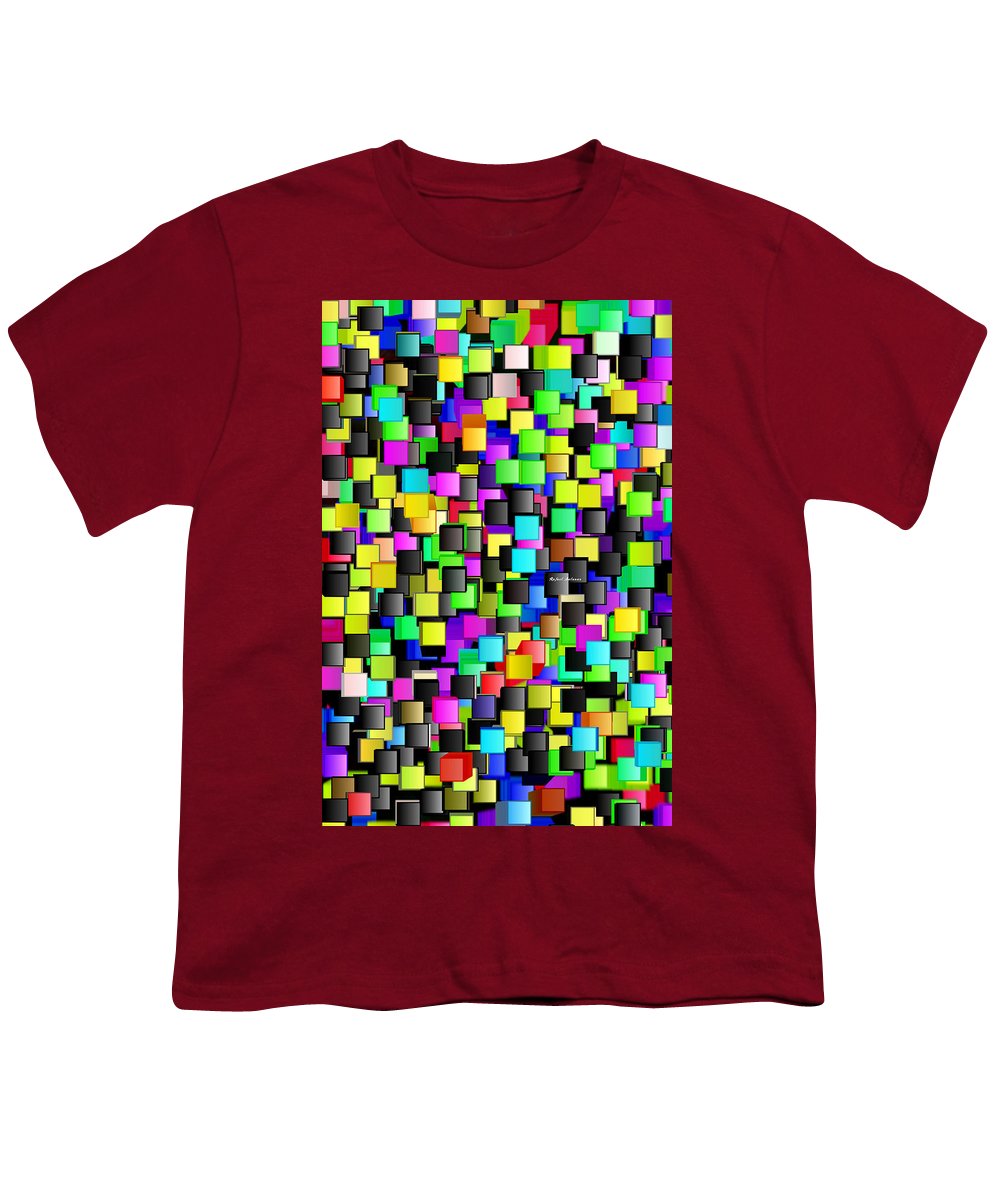 Rainbow Checkers - Youth T-Shirt