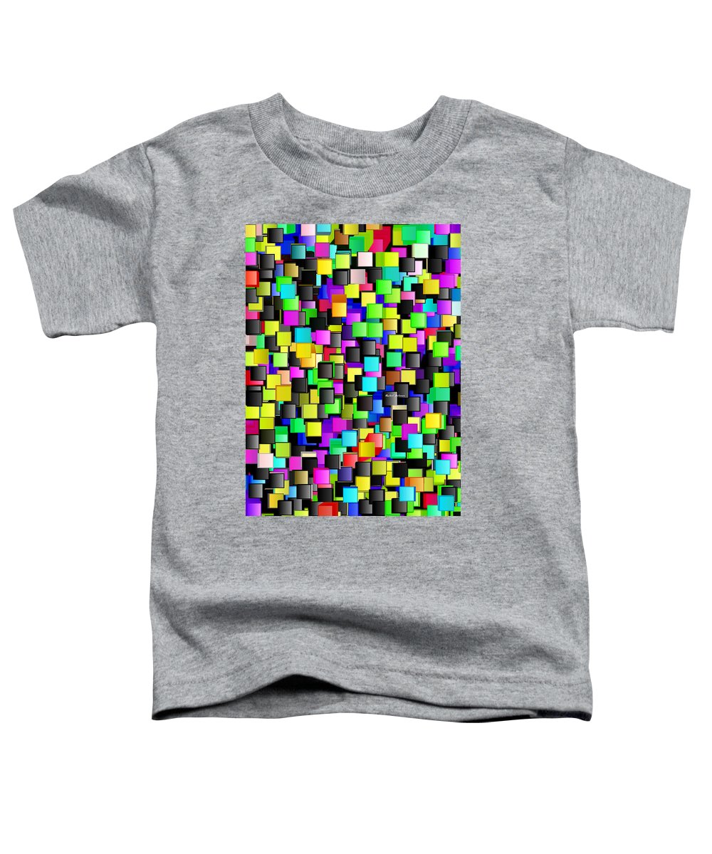 Rainbow Checkers - Toddler T-Shirt