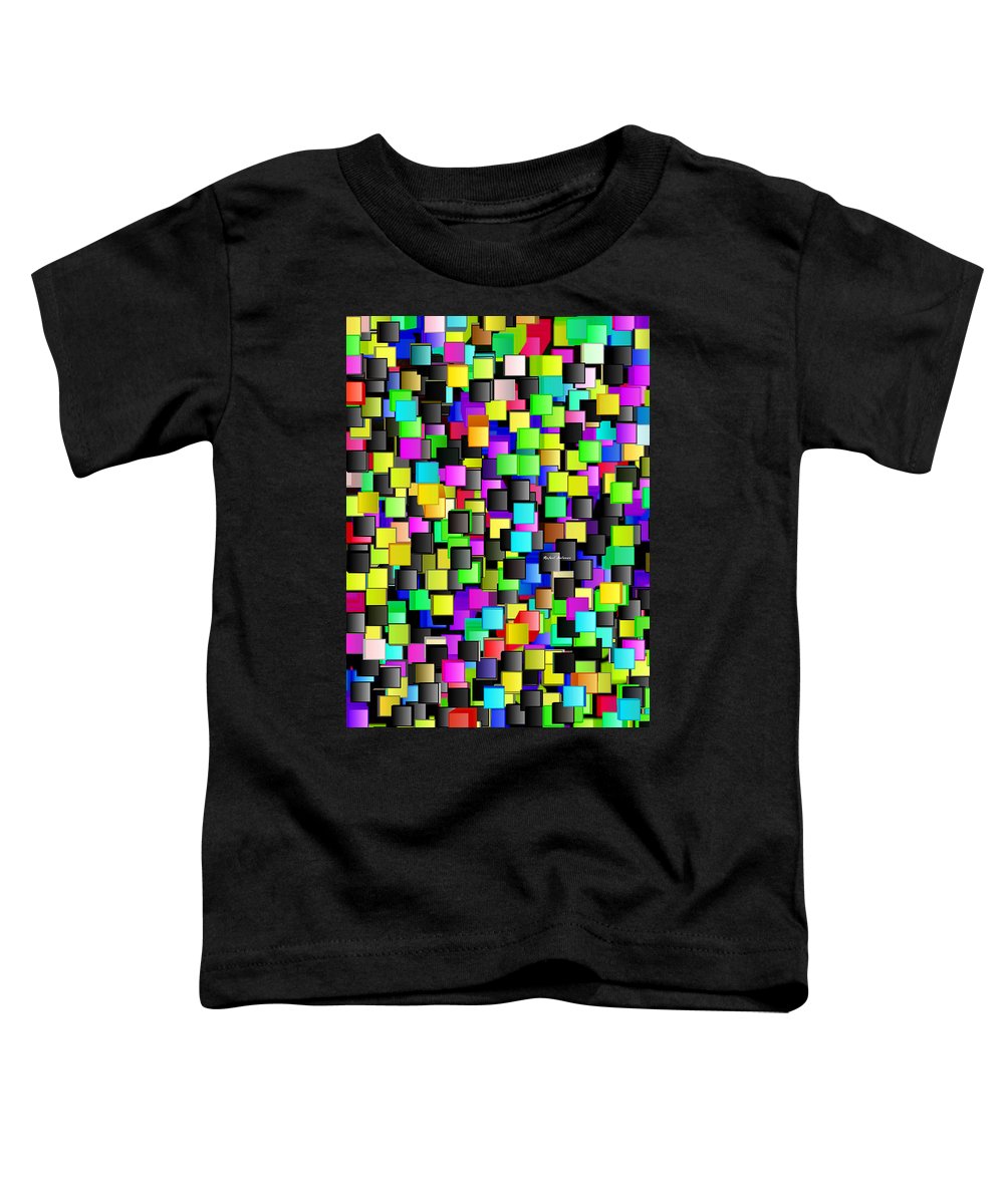 Rainbow Checkers - Toddler T-Shirt