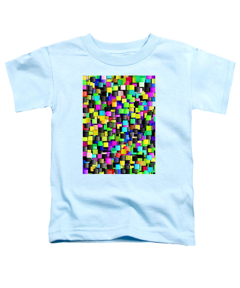 Rainbow Checkers - Toddler T-Shirt