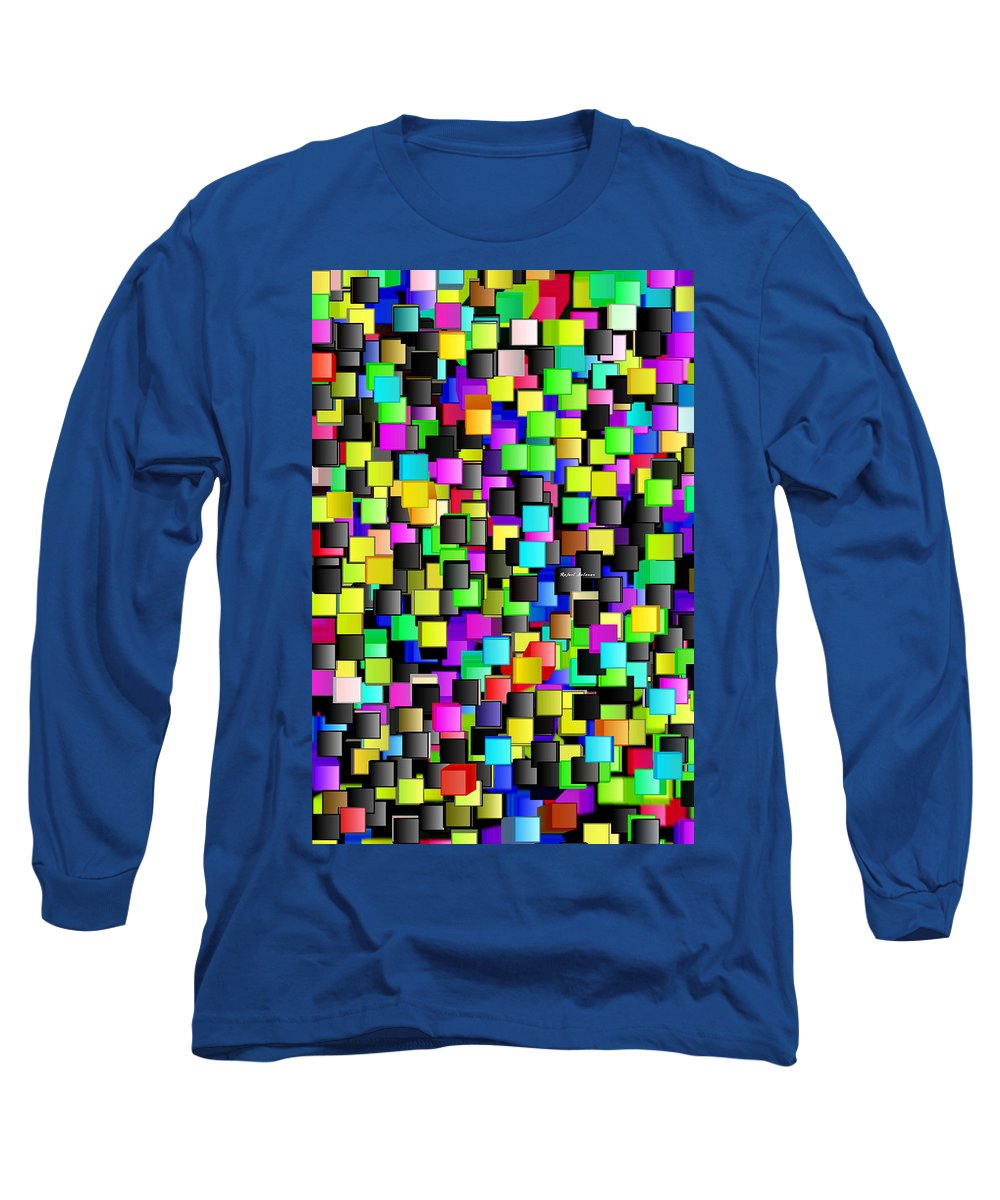 T-shirt à manches longues Rainbow Checkers