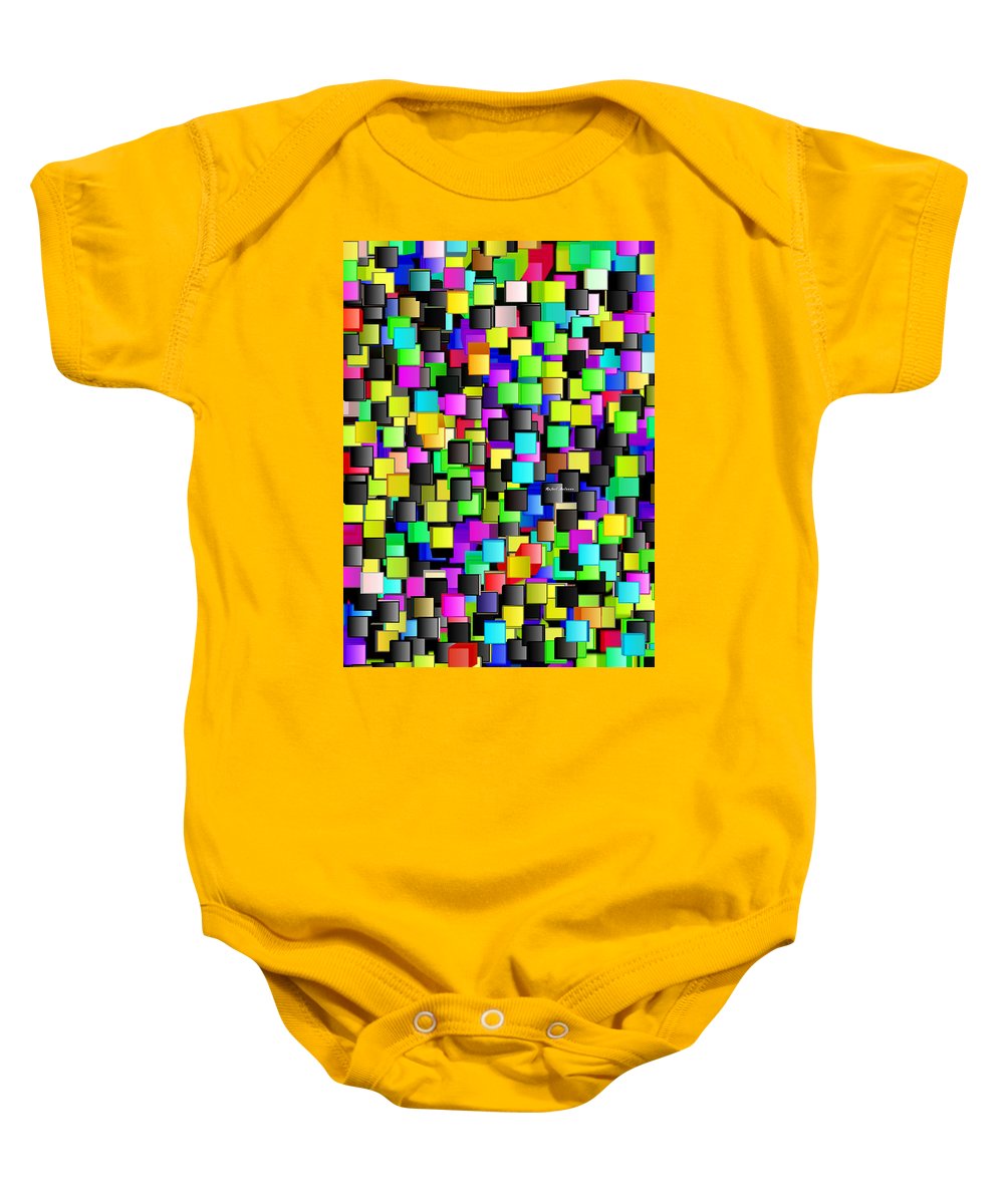 Rainbow Checkers - Baby Onesie