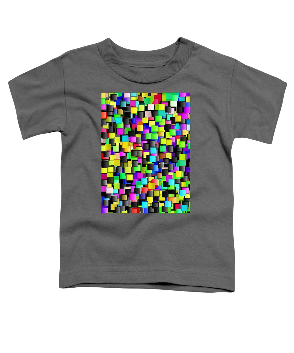 Rainbow Checkers - Toddler T-Shirt