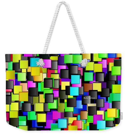 Rainbow Checkers - Weekender Tote Bag