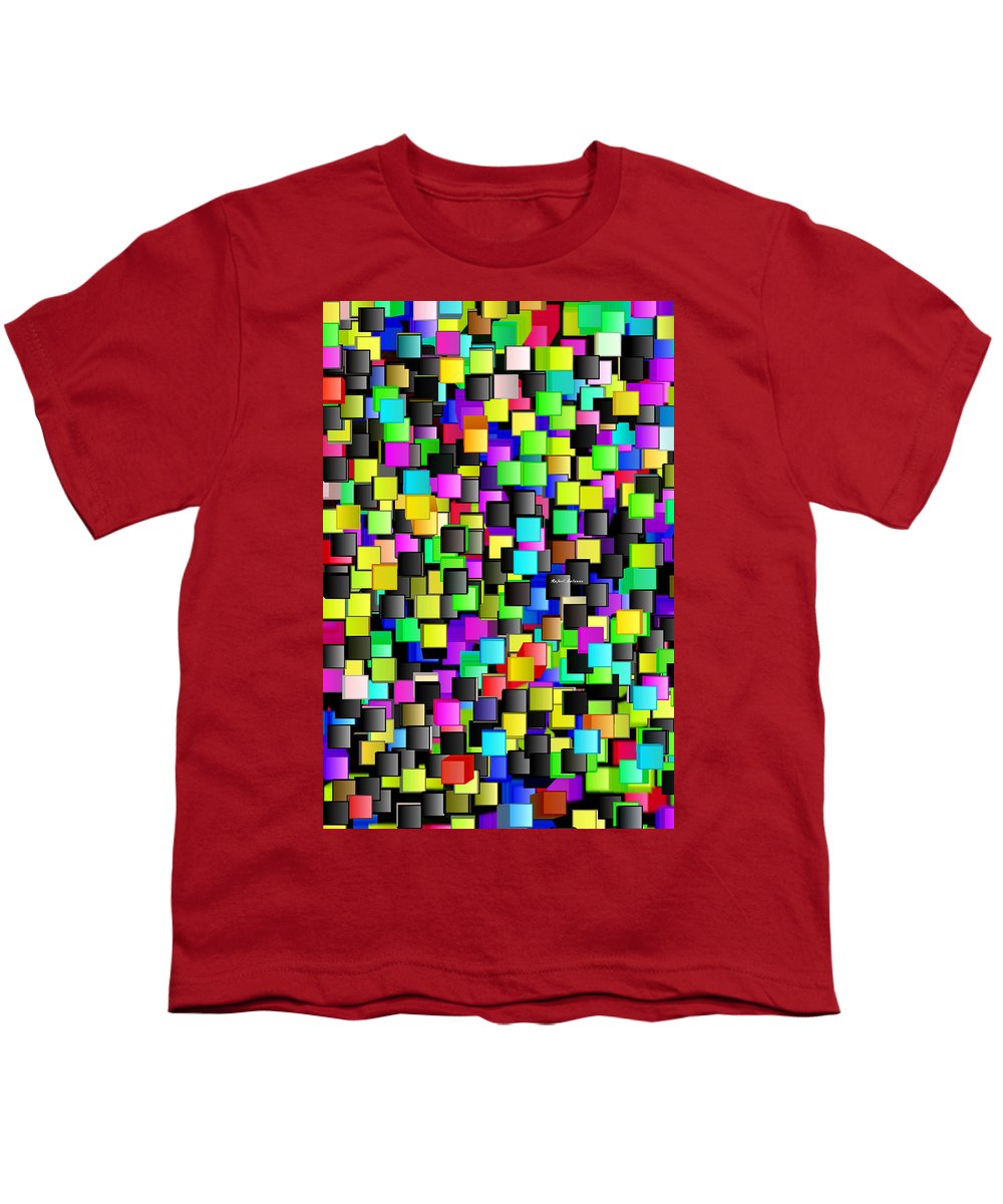 Rainbow Checkers - Youth T-Shirt