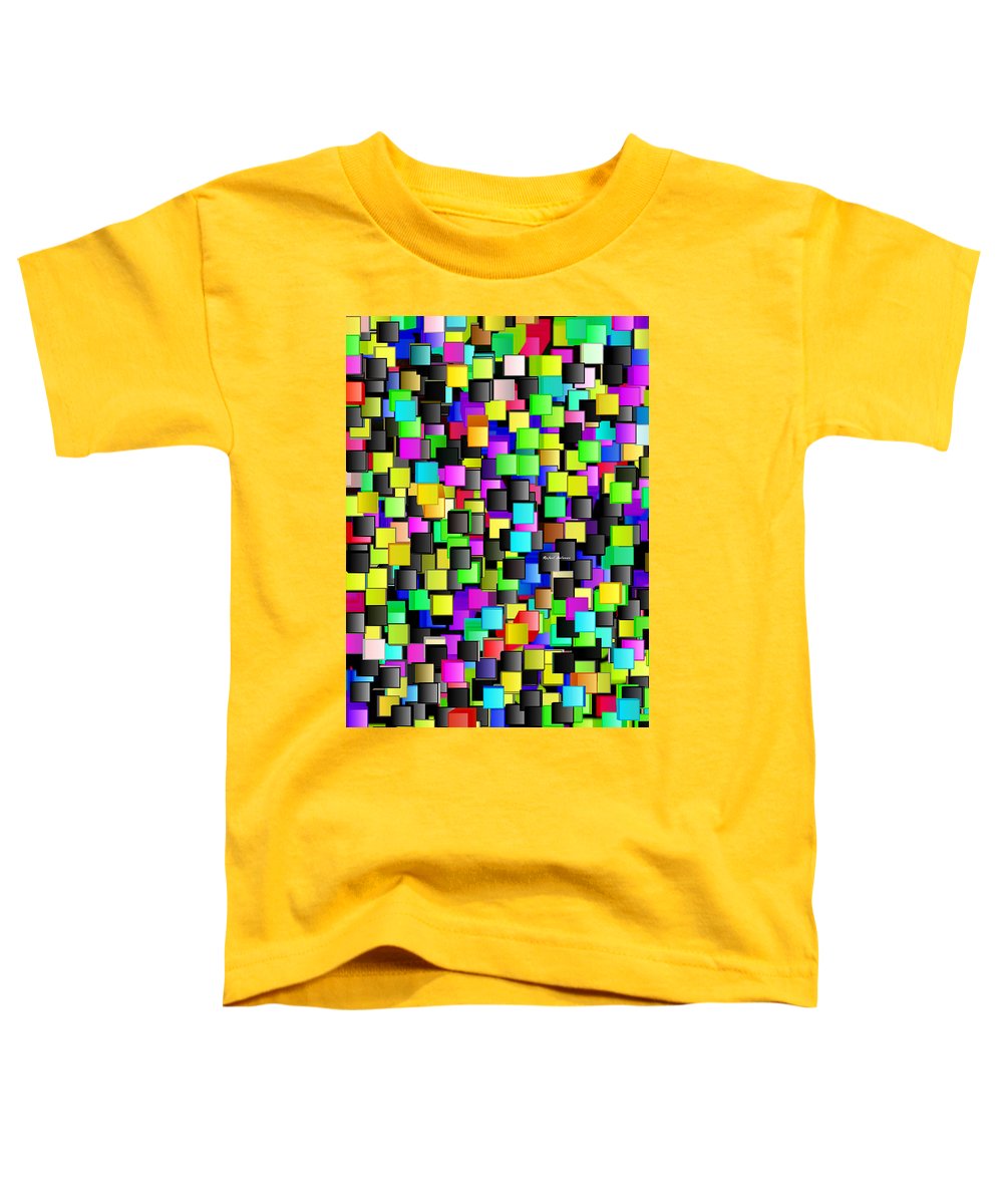 Rainbow Checkers - Toddler T-Shirt