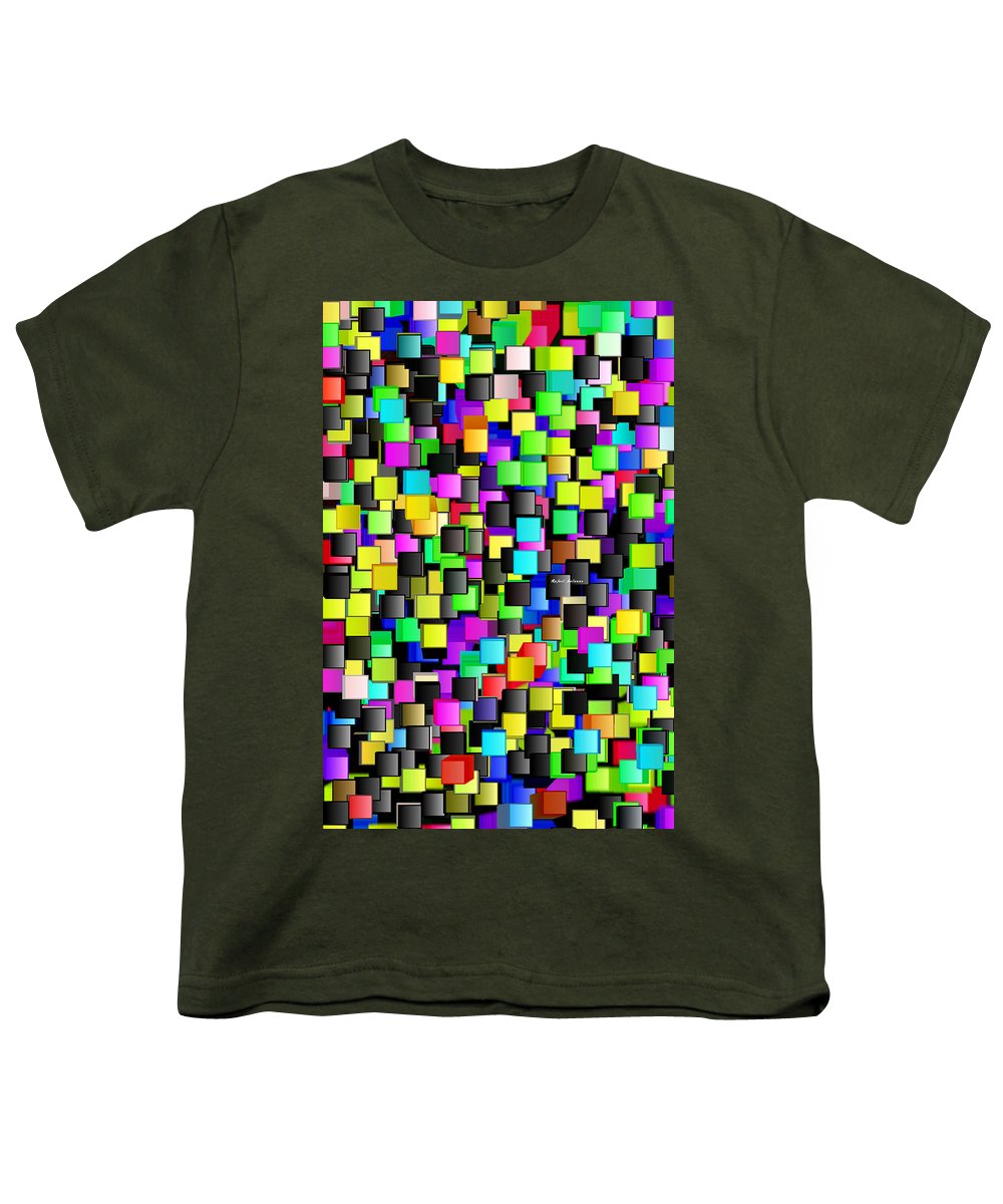 Rainbow Checkers - Youth T-Shirt