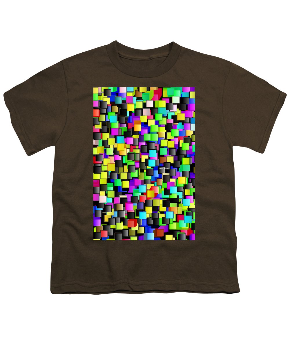 Rainbow Checkers - Youth T-Shirt