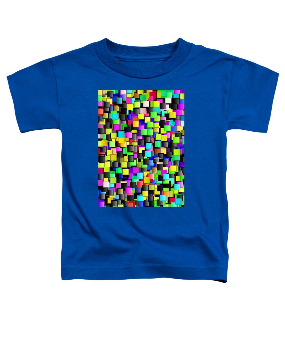 Rainbow Checkers - Toddler T-Shirt