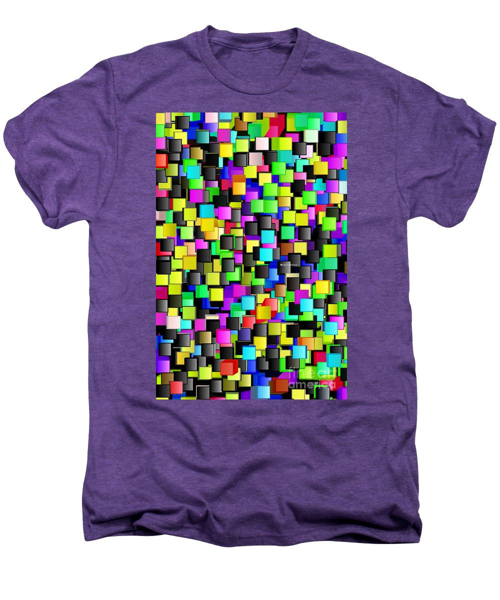 Rainbow Checkers - Men's Premium T-Shirt