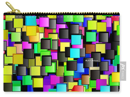 Rainbow Checkers - Carry-All Pouch