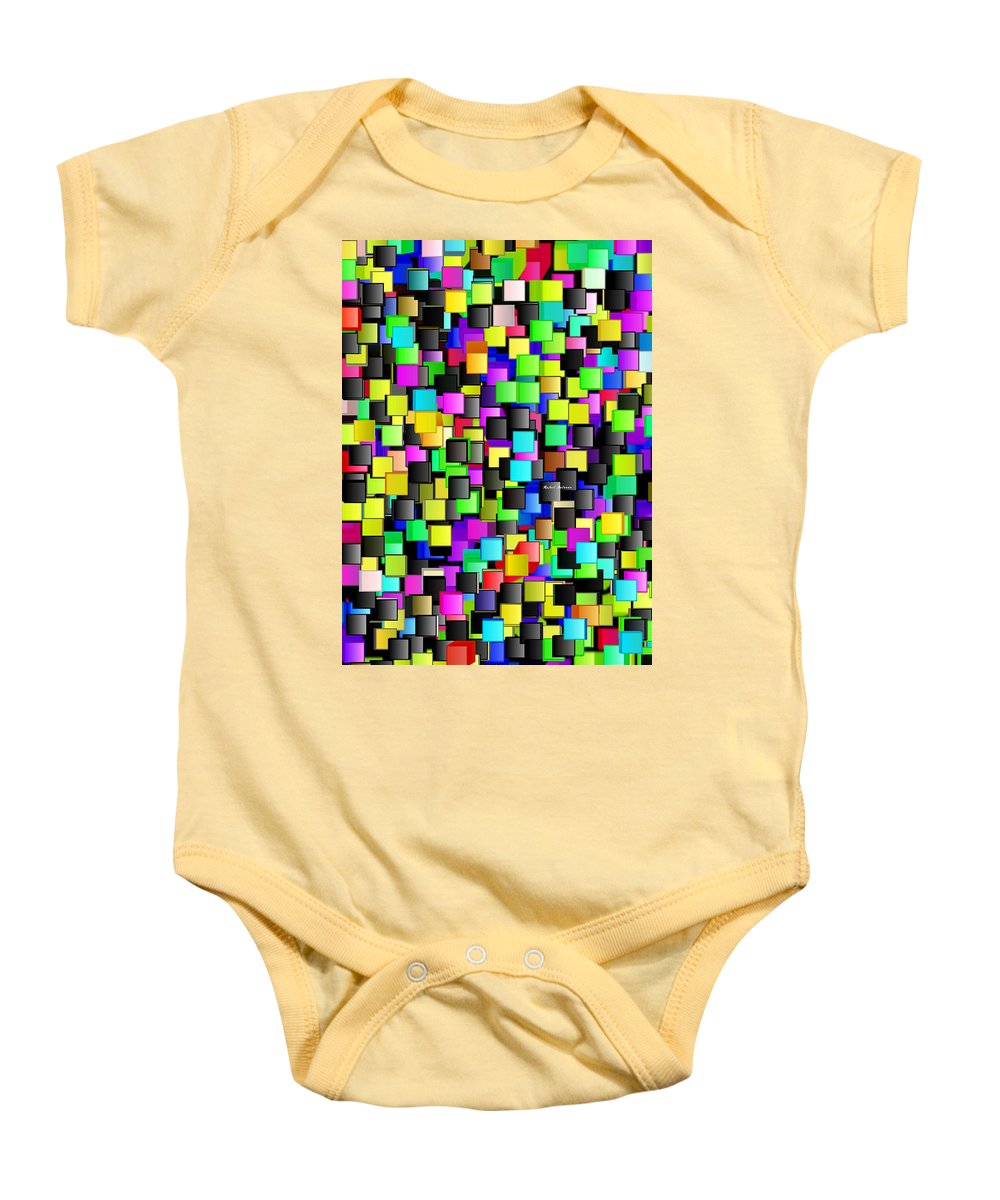 Rainbow Checkers - Baby Onesie