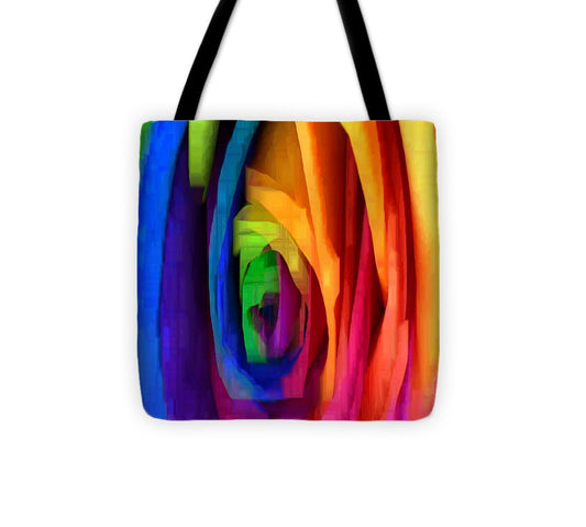 Tote Bag - Rainbow Rose