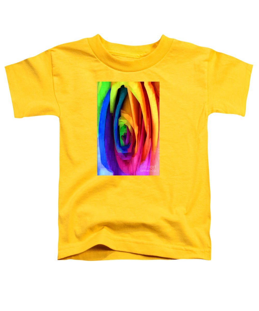 T-shirt pour tout-petits – Rose arc-en-ciel