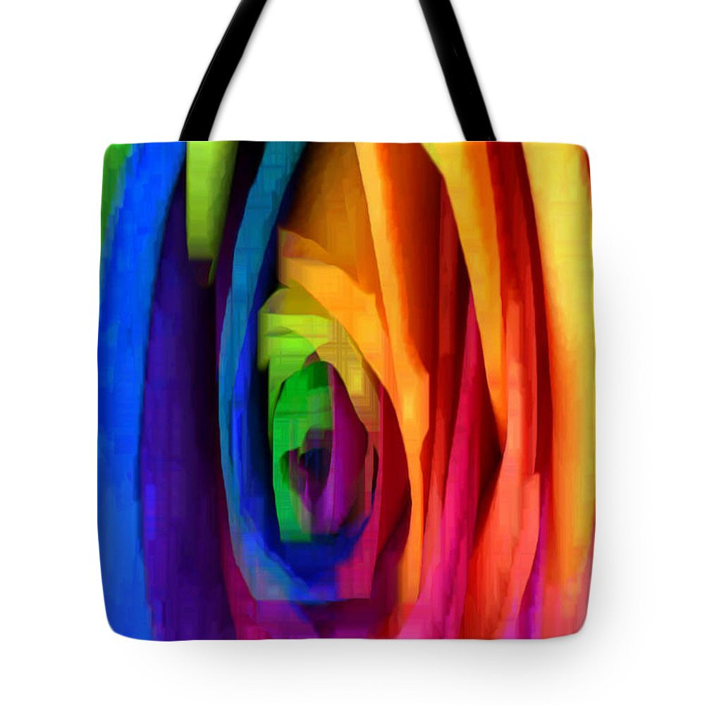 Tote Bag - Rainbow Rose