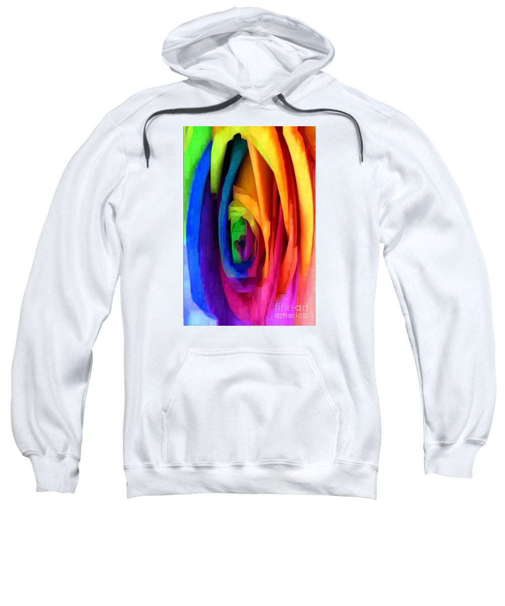 Sweatshirt - Rainbow Rose