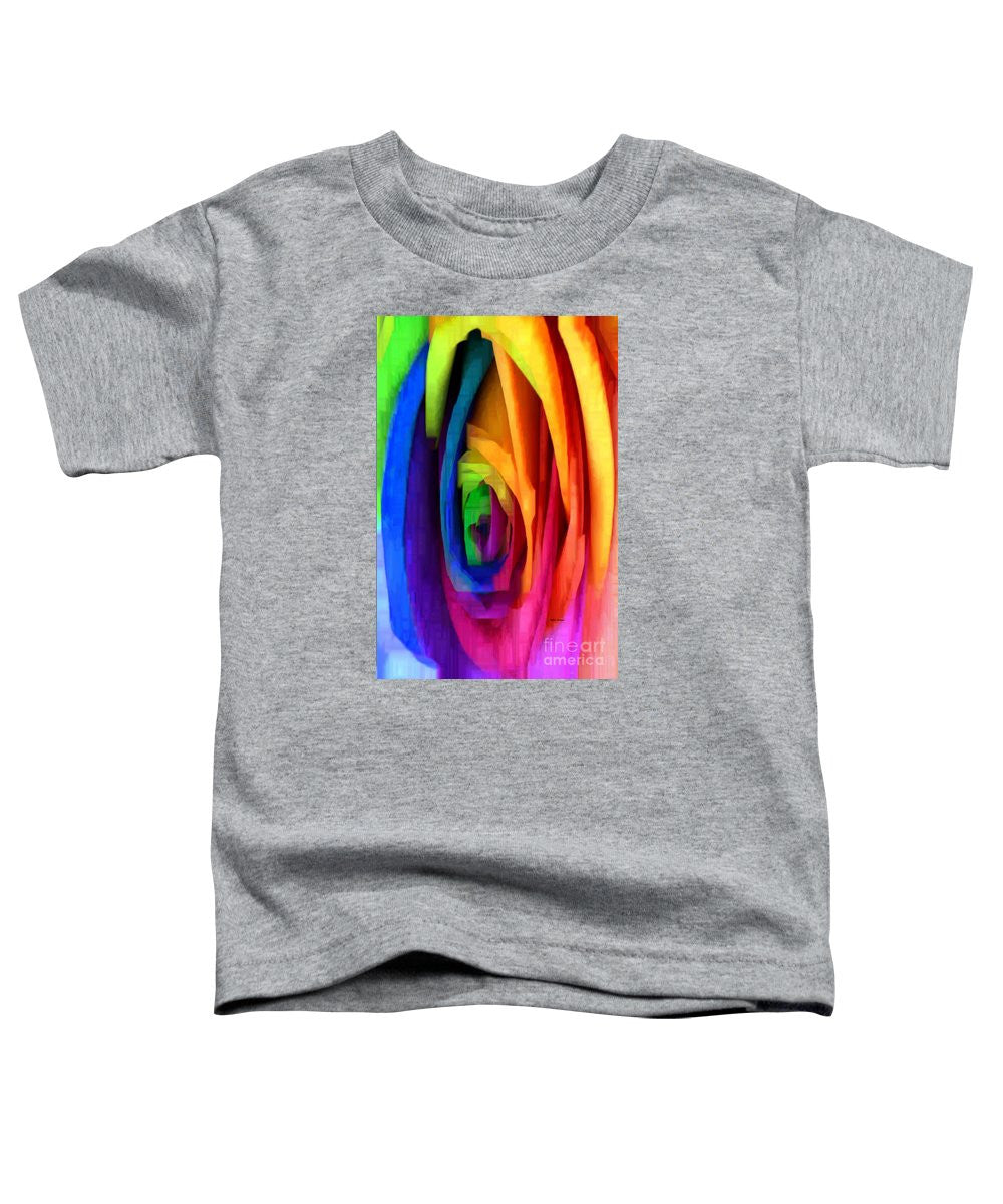 T-shirt pour tout-petits – Rose arc-en-ciel