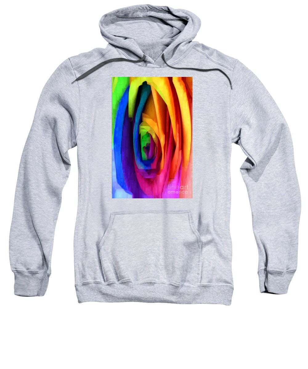 Sweatshirt - Rainbow Rose