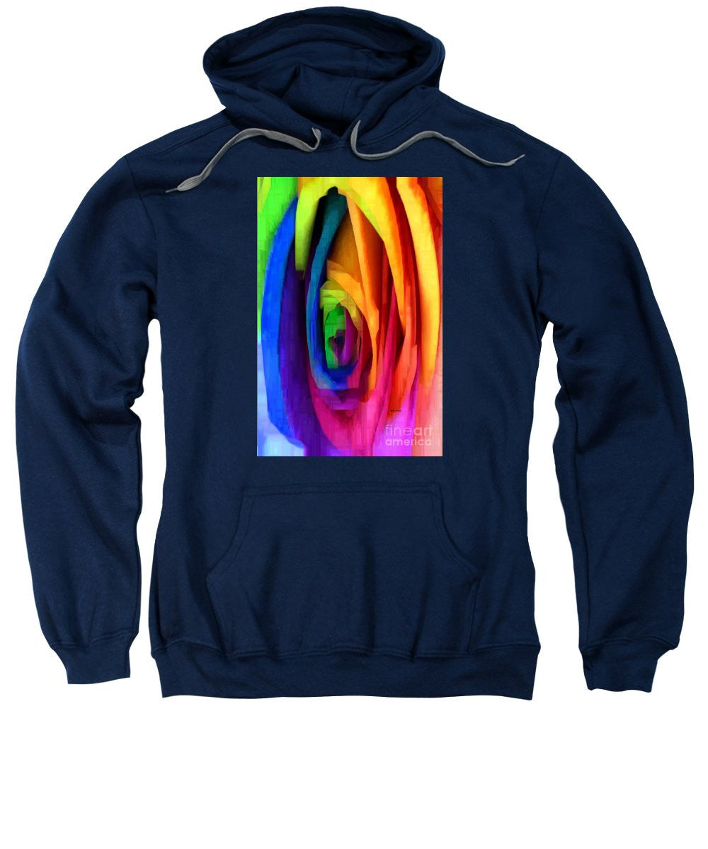 Sweatshirt - Rainbow Rose