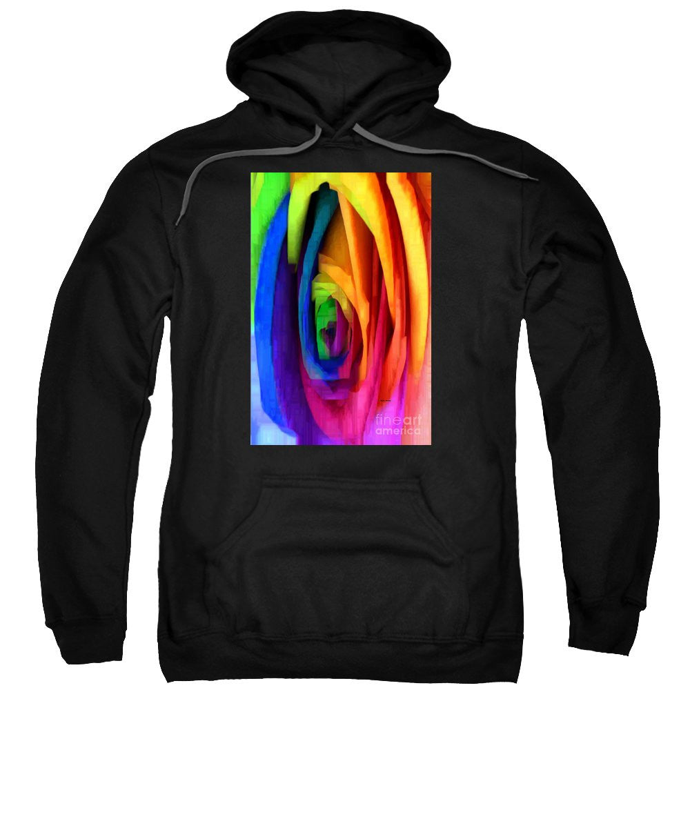 Sweatshirt - Rainbow Rose