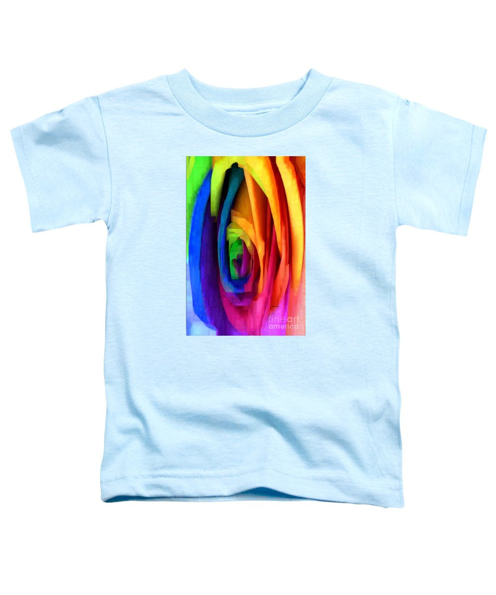 T-shirt pour tout-petits – Rose arc-en-ciel