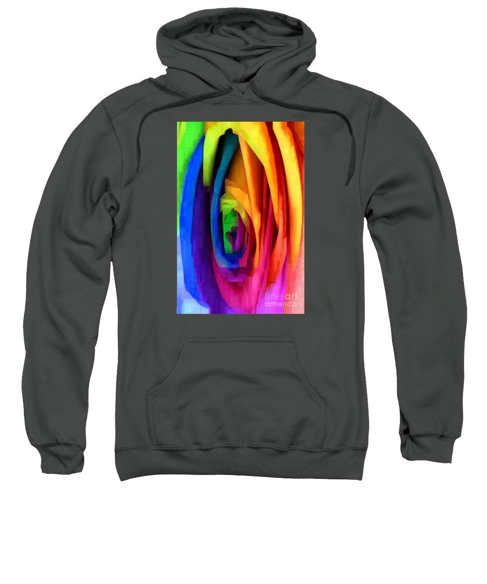 Sweatshirt - Rainbow Rose