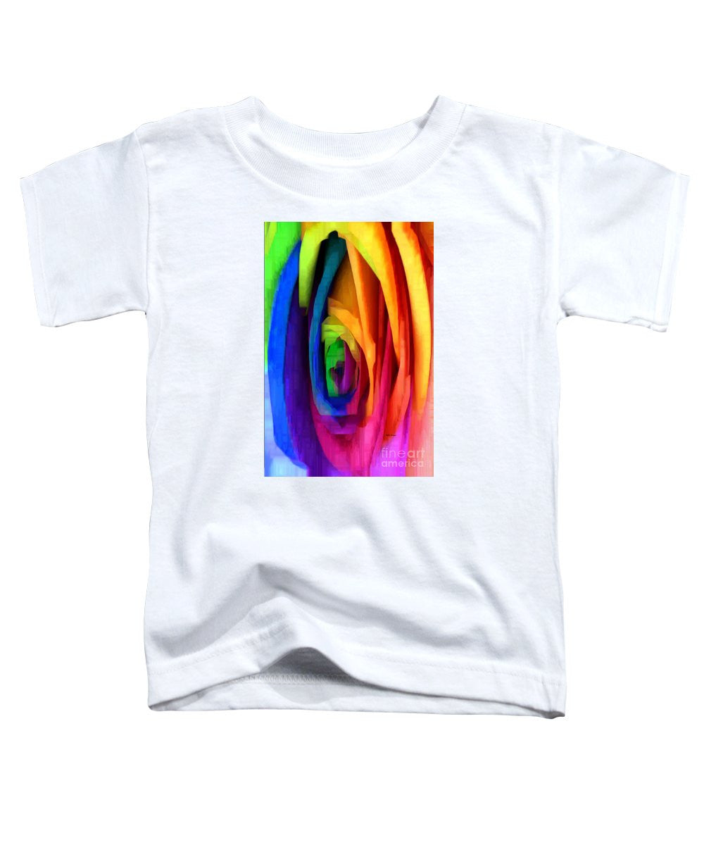 T-shirt pour tout-petits – Rose arc-en-ciel