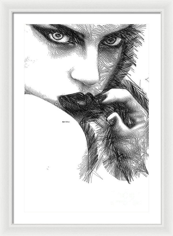 Raw Emotions 1278 - Framed Print