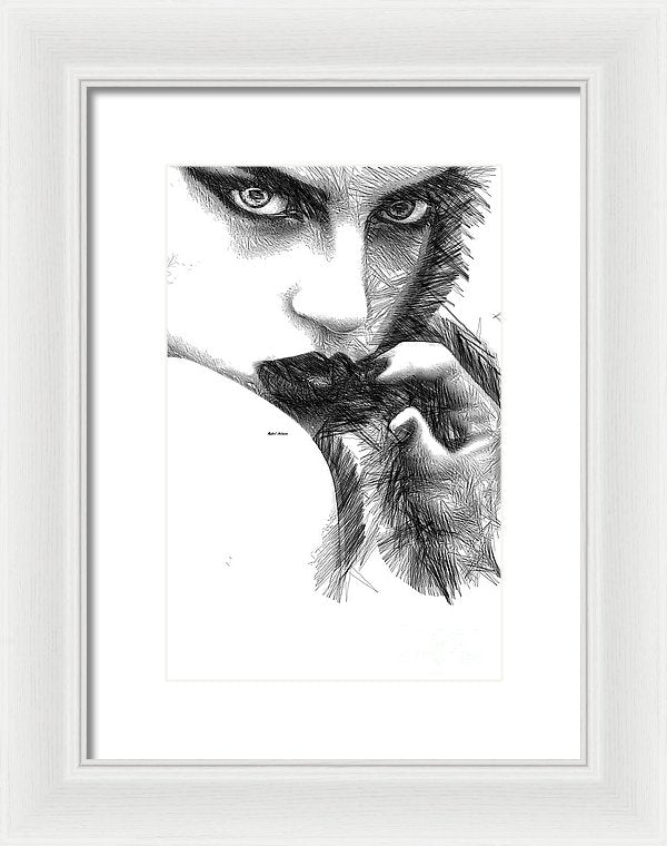 Raw Emotions 1278 - Framed Print