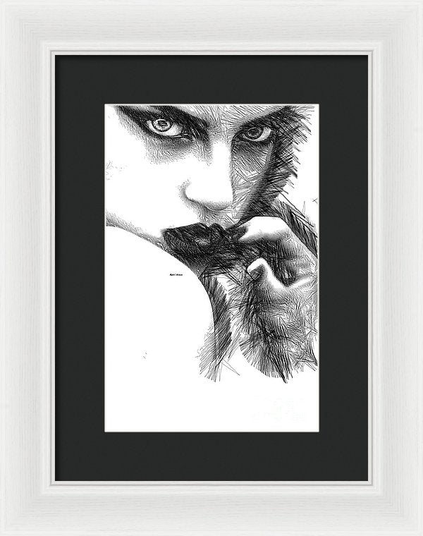 Raw Emotions 1278 - Framed Print