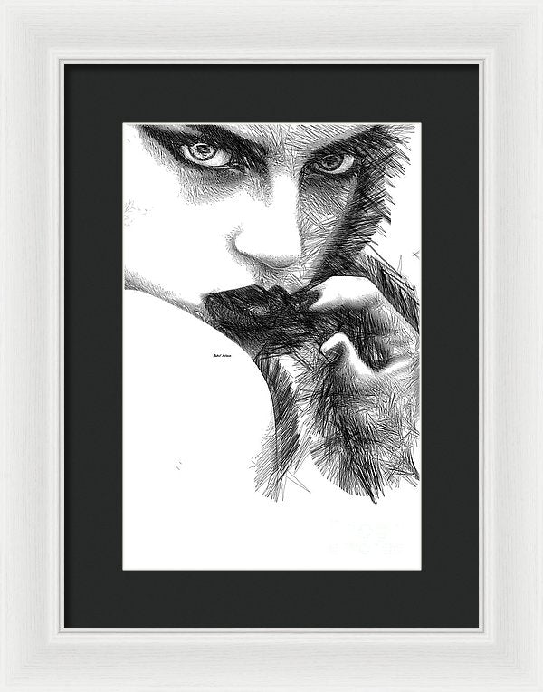 Raw Emotions 1278 - Framed Print