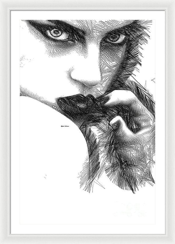 Raw Emotions 1278 - Framed Print