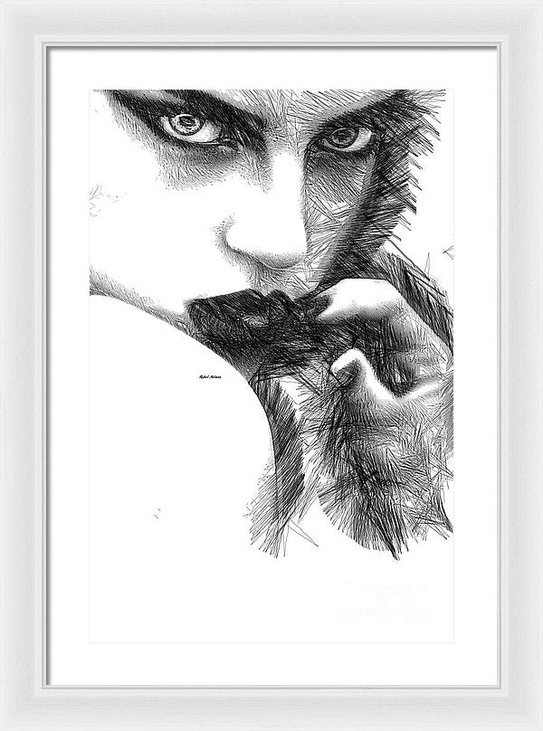 Raw Emotions 1278 - Framed Print