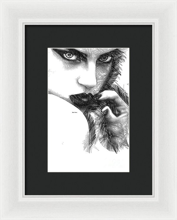 Raw Emotions 1278 - Framed Print